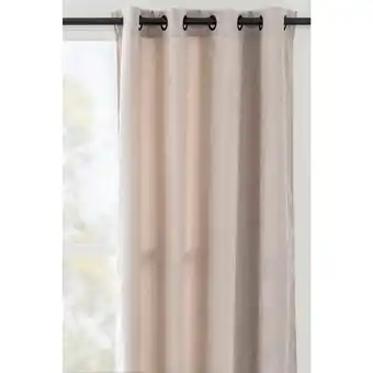 Leen Bakker Gordijn Indy - zand - 140x280 cm (1 stuk) aanbieding