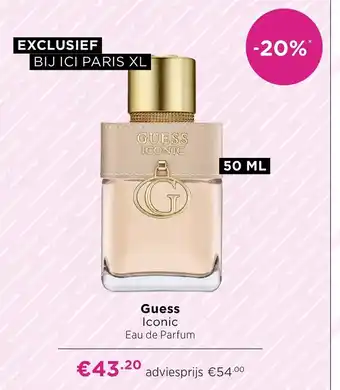 ICI Paris XL Guess Iconic 50 ML aanbieding