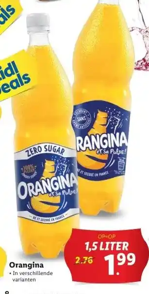 Lidl Orangina aanbieding