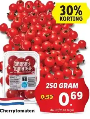 Lidl Cherrytomaten aanbieding