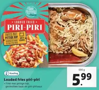 Lidl Loaded fries piri-piri aanbieding