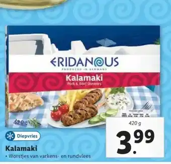 Lidl Kalamaki aanbieding