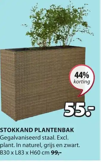 Jysk STOKKAND PLANTENBAK aanbieding