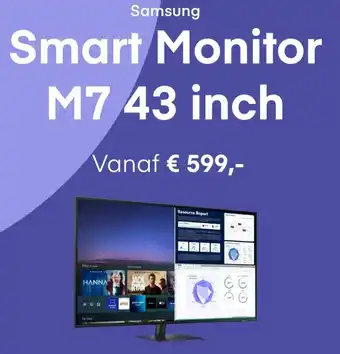 Amac SAMSUNG Smart monitor M7 43" aanbieding