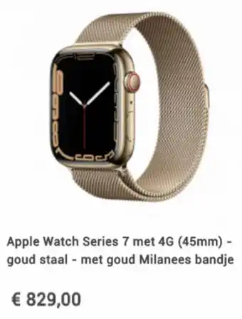 Amac Apple Watch Series 7 met 4G 45mm aanbieding