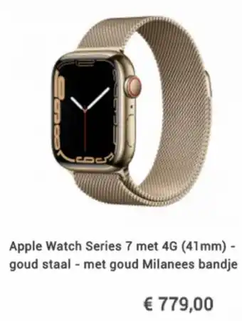 Amac Apple Watch Series 7 met 4G 41mm aanbieding