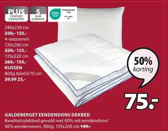 Jysk GALDEBERGET EENDENDONS DEKBED aanbieding