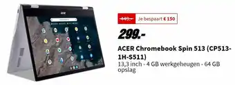 MediaMarkt ACER CHROMEBOOK Spin 513 (CP513-1H-S511) aanbieding
