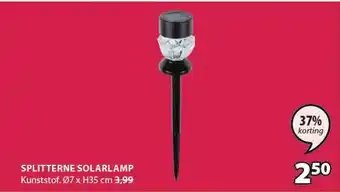 Jysk SPLITTERNE SOLARLAMP aanbieding