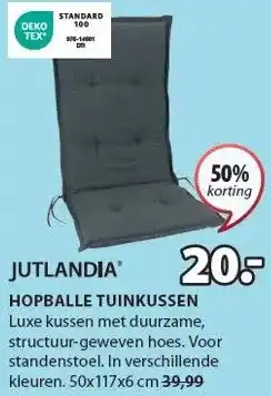 Jysk JUTLANDIA HOPBALLE TUINKUSSEN aanbieding