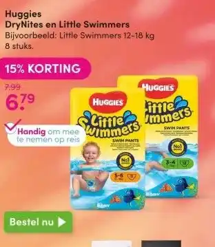 DA Huggies DryNites en Little Swimmers aanbieding