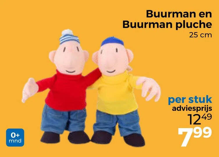 Buurman en Buurman pluche aanbieding bij Trekpleister