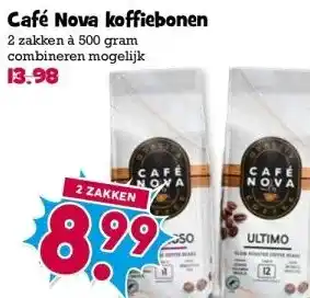Boon`s Markt Café Nova koffiebonen aanbieding