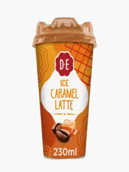 Flink Douwe Egberts Ijskoffie caramel Latte 230ml aanbieding