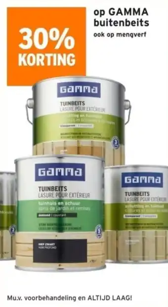 GAMMA buitenbeits aanbieding