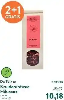 Holland & Barrett Kruideninfusie Hibiscus aanbieding