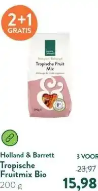 Holland & Barrett Tropische Fruitmix Bio aanbieding