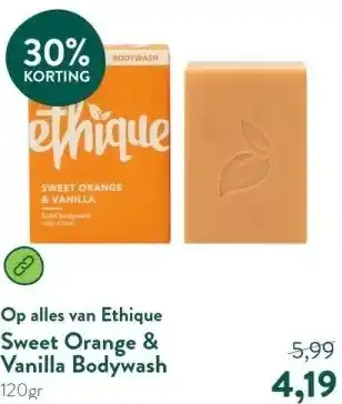 Holland & Barrett Sweet Orange & Vanilla Bodywash aanbieding