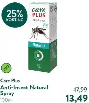 Holland & Barrett Anti-Insect Natural Spray aanbieding