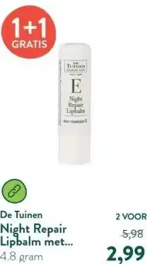 Holland & Barrett Night Repair Lipbalm met Vitamine E aanbieding