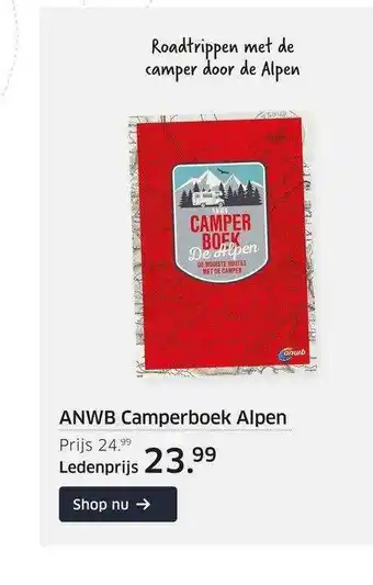 ANWB ANWB Camperboek Alpen aanbieding