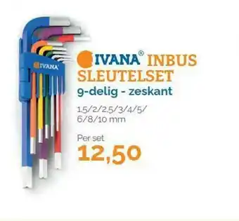 Ivana Ivana® Inbussleutelset aanbieding