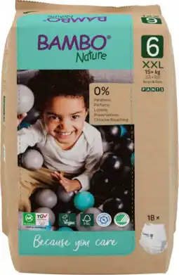 De Online Drogist Bambo Nature Maat 6 Luiers XXL aanbieding