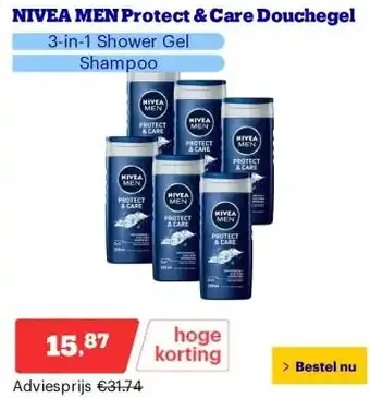 Bol.com NIVEA MEN Protect & Care Douchegel aanbieding