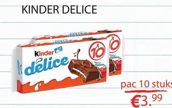 Tanger Markt KINDER DELICE aanbieding