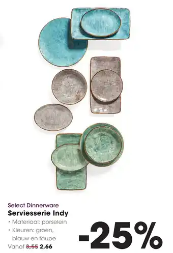 HANOS Select Dinnerware Serviesserie Indy aanbieding