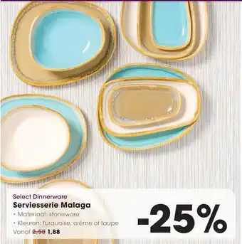 HANOS Select Dinnerware Serviesserie Malaga aanbieding