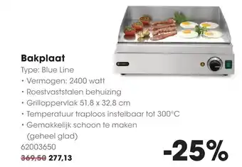 HANOS Bakplaat aanbieding