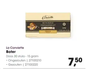 HANOS La Conviette Boter aanbieding