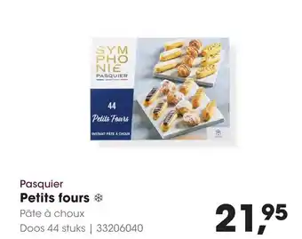 HANOS Pasquier Petits fours aanbieding