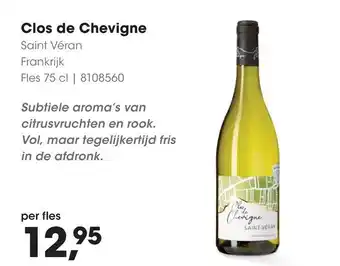 HANOS Clos de Chevigne aanbieding