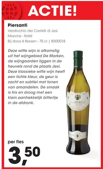 HANOS Piersanti aanbieding