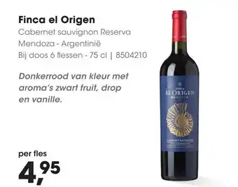 HANOS Finca el Origen aanbieding