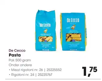 HANOS De Cecco Pasta aanbieding