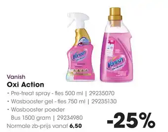 HANOS Vanish Oxi Action aanbieding