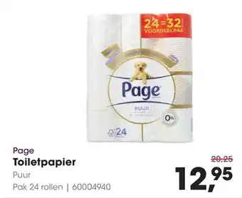 HANOS Page Toiletpapier aanbieding