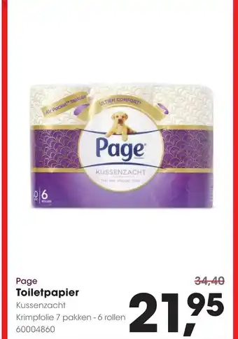 HANOS Page Toiletpapier aanbieding