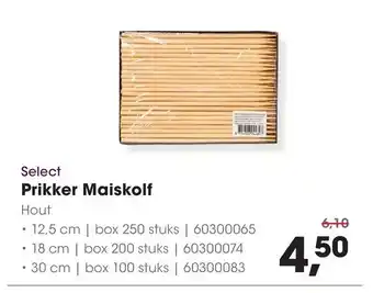 HANOS Select Prikker Maiskolf aanbieding