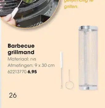 HANOS Barbecue grillmand aanbieding