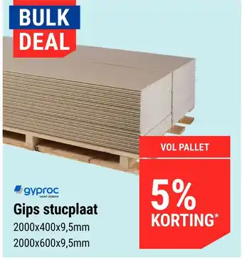 Pontmeyer Gips stucplaat aanbieding