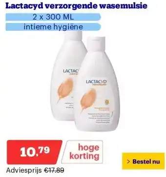 Bol.com Lactacyd verzorgende wasemulsie aanbieding