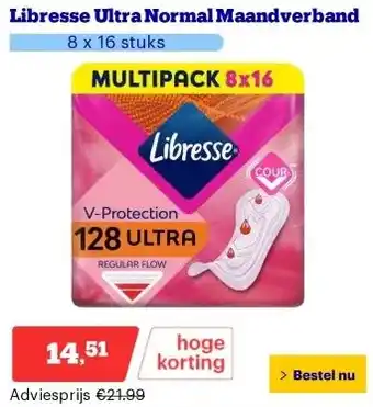 Bol.com Libresse Ultra Normal Maandverband aanbieding