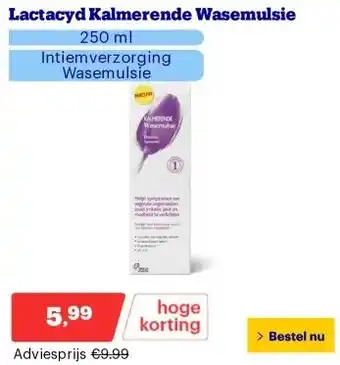 Bol.com Lactacyd Kalmerende Wasemulsie aanbieding