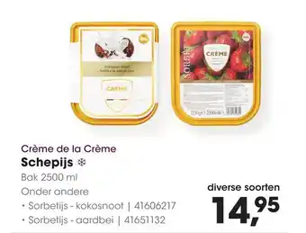 HANOS Crème de la Crème Schepijs * aanbieding
