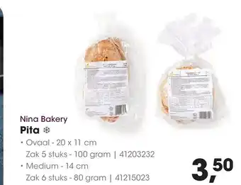 HANOS Nina Bakery Pita * aanbieding