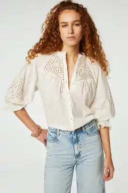 Wehkamp Fabienne Chapot blouse crème aanbieding